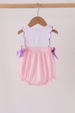 Pink Puppy Pumpkin Applique Bow Bubble - ARIA KIDS