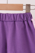Pink Puppy Pumpkin Applique Ruffle Shorts Set - ARIA KIDS