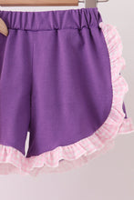 Pink Puppy Pumpkin Applique Ruffle Shorts Set - ARIA KIDS