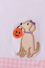 Pink Puppy Pumpkin Applique Dress - ARIA KIDS