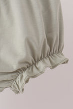 Sage pumpkin embroidery bow ruffle bloomer set - ARIA KIDS