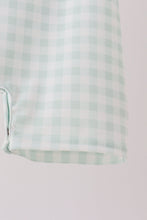 Sage pumpkin embroidery gingham jon jon - ARIA KIDS