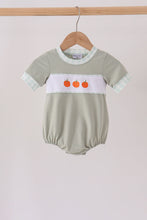 Sage pumpkin embroidery bubble - ARIA KIDS