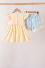 Hallo Fall Y'ALL Pumpkin Ruffle Shorts Set