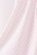 Pink bow pearl ruffle pants set - ARIA KIDS