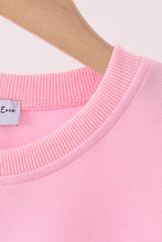 Pink bow pearl mom&me sweatshirt - ARIA KIDS