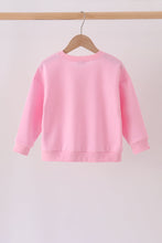 Pink bow pearl mom&me sweatshirt - ARIA KIDS