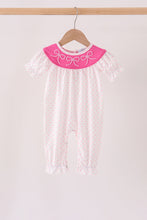 Pink bow pearl romper - ARIA KIDS