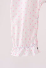 Pink bow pearl romper - ARIA KIDS