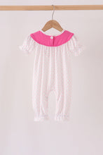 Pink bow pearl romper - ARIA KIDS