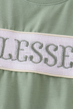 Sage Blessed Smocked Top - ARIA KIDS