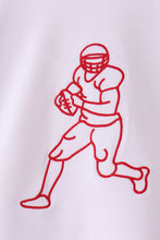 Red Football Embroidery Pants Set - ARIA KIDS