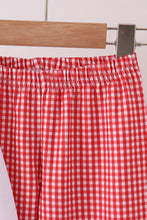 Red Football Embroidery Pants Set - ARIA KIDS
