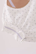 Pink Football Applique Ruffle Bubble - ARIA KIDS