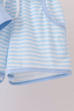 Blue Football Applique Shorts Set - ARIA KIDS