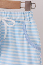 Blue Football Applique Shorts Set - ARIA KIDS
