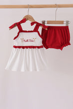 Red Alabama Roll Tide Embroidery Ruffle Bloomer Set - ARIA KIDS