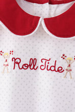 Red Alabama Roll Tide Embroidery Skorts Set - ARIA KIDS