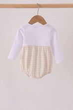 Khaki Puppy Fishing Embroidery Bubble - ARIA KIDS