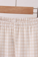 Khaki Puppy Fishing Embroidery Pants Set - ARIA KIDS