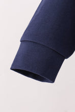 Navy football sequin bubble