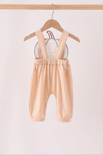 Khaki pumpkin applique romper