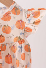 Pumpkin Bow Ruffle Bubble - ARIA KIDS