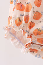 Pumpkin Bow Ruffle Bubble - ARIA KIDS