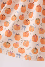Pumpkin Bow Ruffle Dress - ARIA KIDS