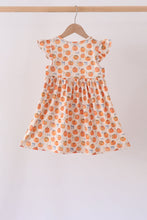 Pumpkin Bow Ruffle Dress - ARIA KIDS
