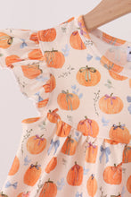 Pumpkin Bow Ruffle Bloomer Set - ARIA KIDS