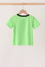 Green embroidery top