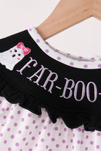 Black Ghost Embroidery Pants Set - ARIA KIDS
