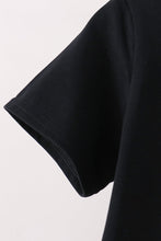 Black Ghost Embroidery Top