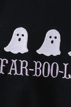 Black Ghost Embroidery Romper