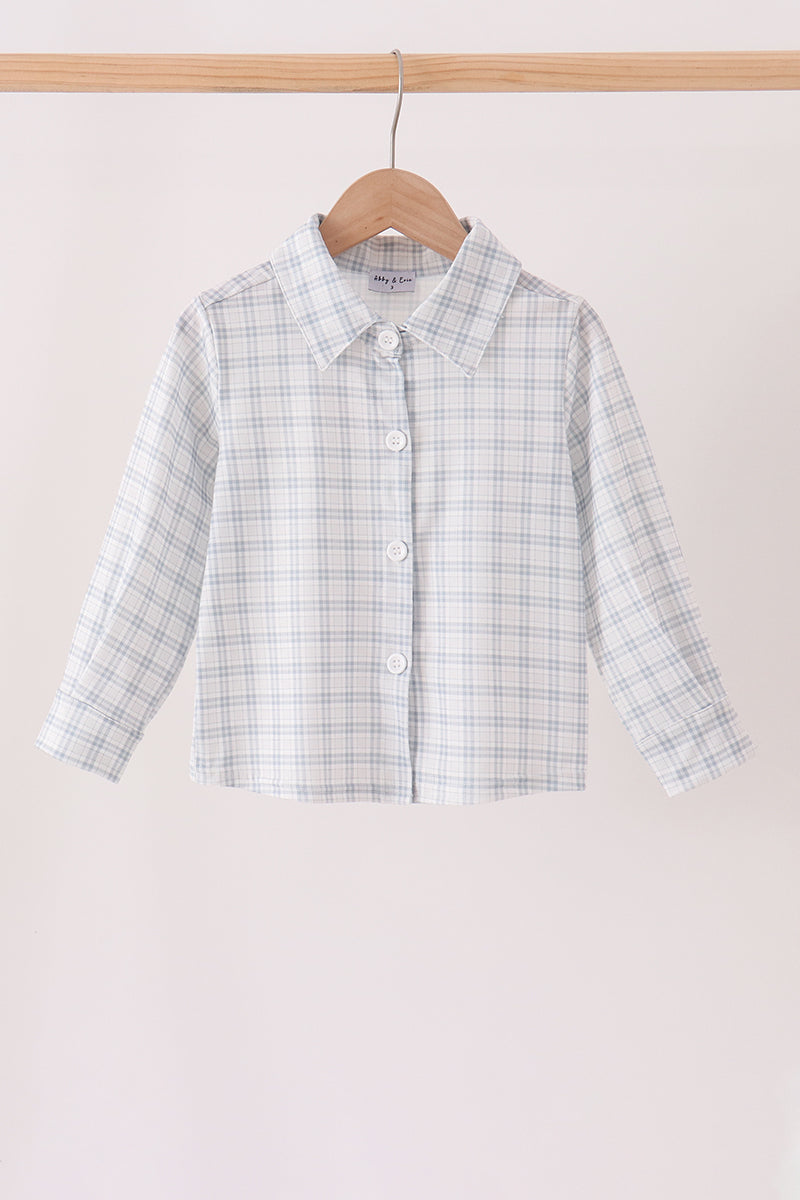 Plaid button down shirt - ARIA KIDS
