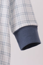 Teal pocket plaid bubble - ARIA KIDS