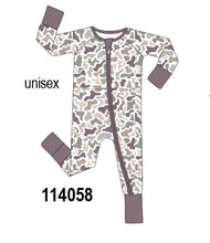 Camouflage bamboo romper