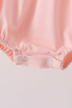 Pink Ghost Embroidery Ruffle Bubble - ARIA KIDS