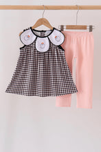 Pink Ghost Embroidery Pants Set - ARIA KIDS