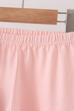 Pink Ghost Embroidery Pants Set - ARIA KIDS