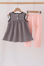 Pink Ghost Embroidery Pants Set - ARIA KIDS