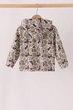Camouflage deer embroidery hoodie