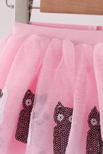 Pink ghost sequin tutu skirts