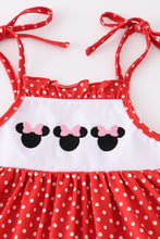 Red charactor embroidery girl set - ARIA KIDS
