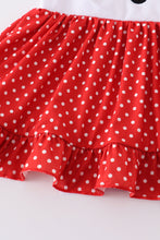Red charactor embroidery girl set - ARIA KIDS