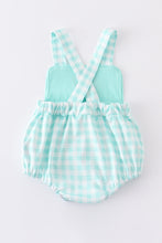 Mint dog applique boy bubble - ARIA KIDS