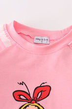 pink stripe girl pajamas set - ARIA KIDS