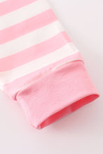 pink stripe girl pajamas set - ARIA KIDS