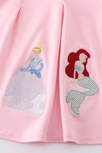 Pink princess embroidery dress